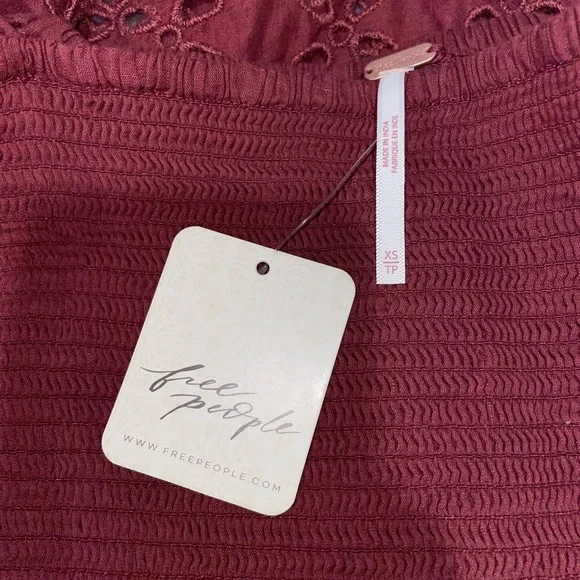 Free People Burgundy Dress - Picture 5 of 7